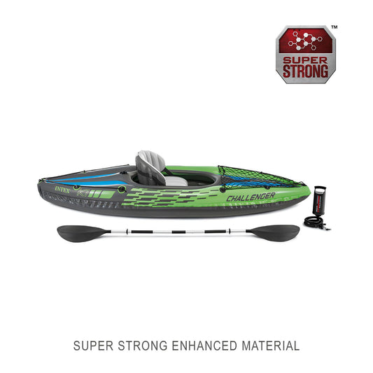 Intex Challenger K1 Inflatable Kayak Boat Set 274 x 76 x 33 cm
