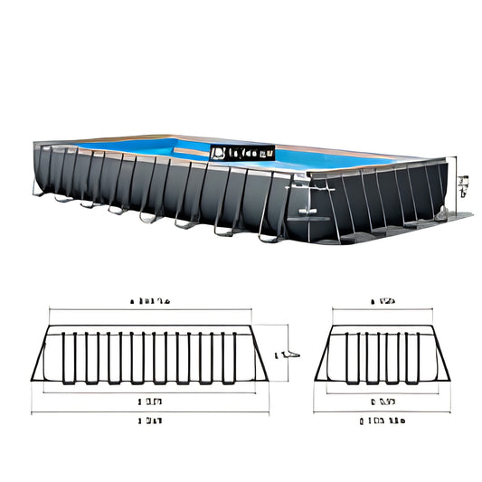 Intex Ultra XTR Rectangular Pool Set 975 x 488 x 132 cm