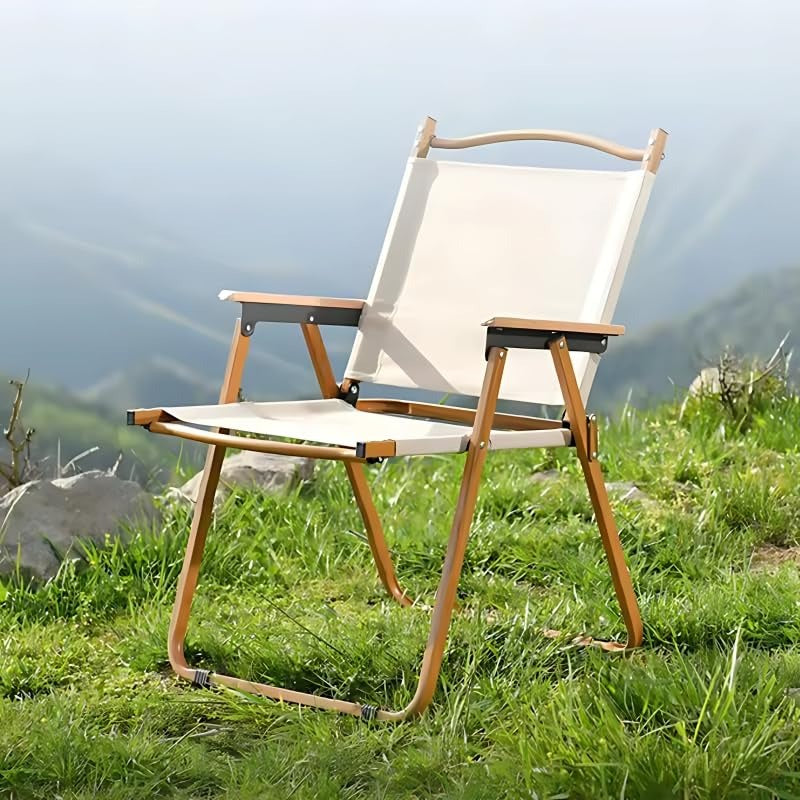 Foldable Camping Chair 2-Pack - Khaki