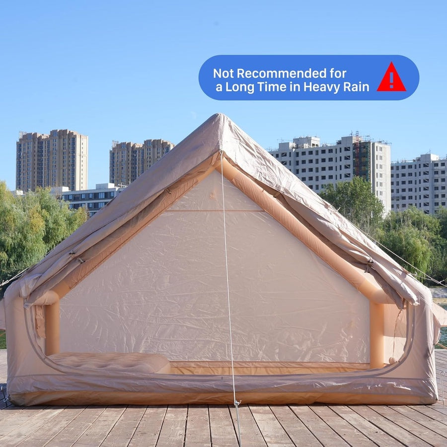 Inflatable Waterproof Camping Tent for 4-6 Persons
