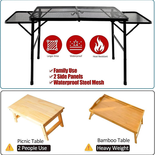 Dokany Foldable Camping Table - Lightweight Outdoor Table