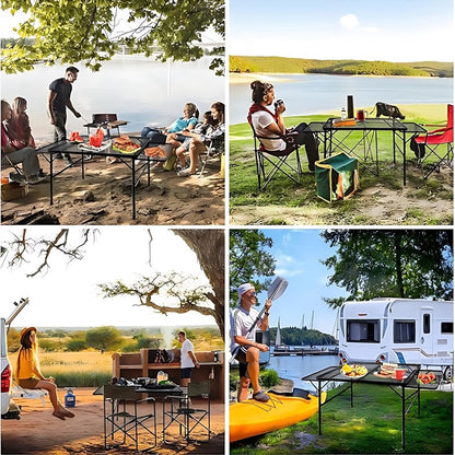 Dokany Foldable Camping Table - Lightweight Outdoor Table