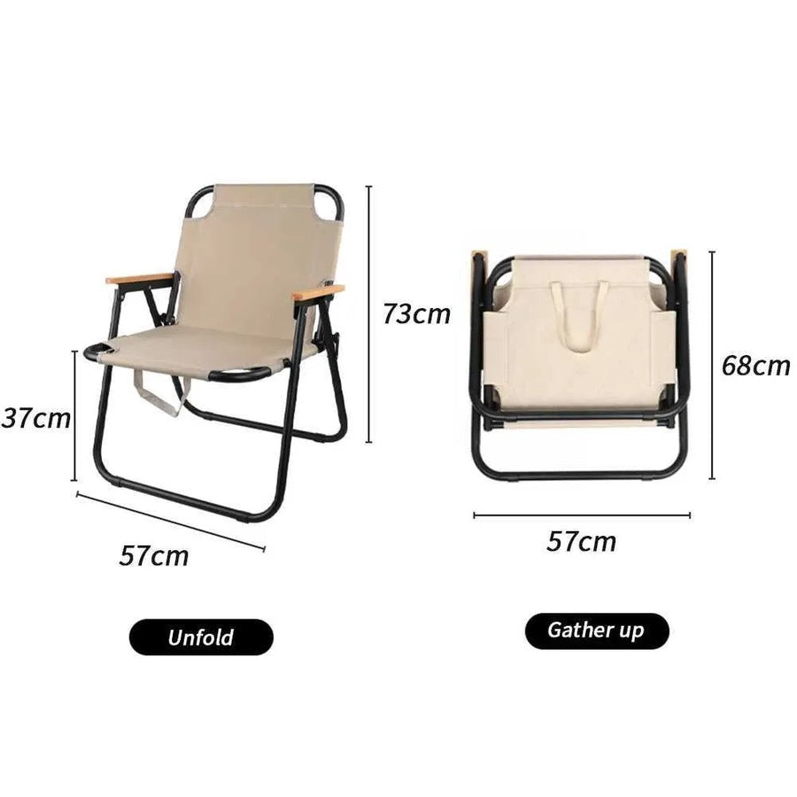 Heavy-Duty Foldable Camping Chair