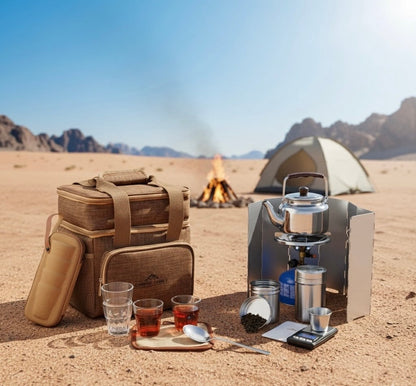 Complete Camping Tea Travel Kit - 4 Colors