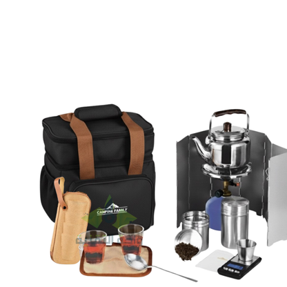Complete Camping Tea Travel Kit - 4 Colors