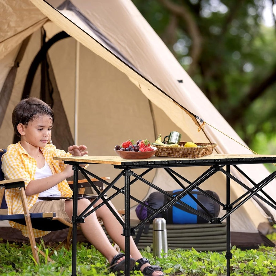 Foldable Camping Table - Khaki