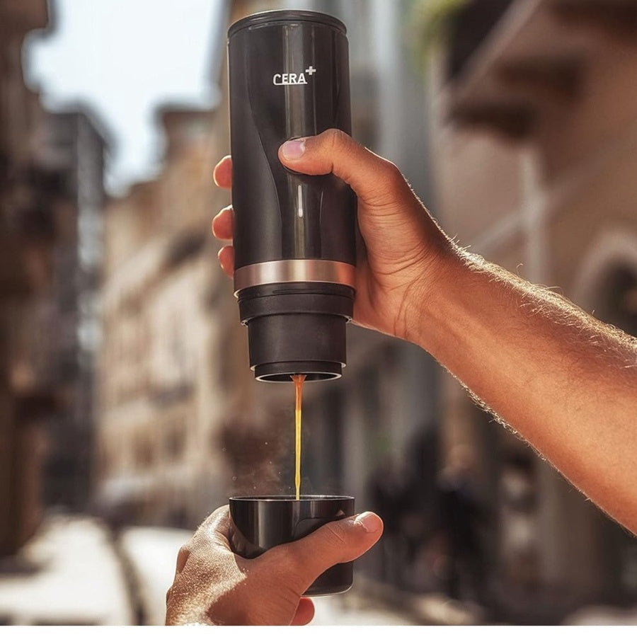 Cera Portable Espresso Machine for NS Capsules & Ground Coffee
