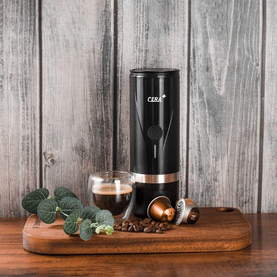 Cera Portable Espresso Machine for NS Capsules & Ground Coffee