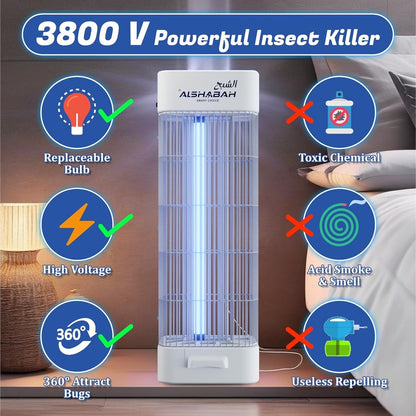 Al Shabah 3800V Electric Mosquito Killer with UV Light