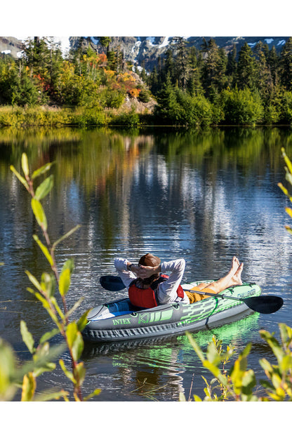 Intex Challenger K1 Inflatable Kayak Boat Set 274 x 76 x 33 cm