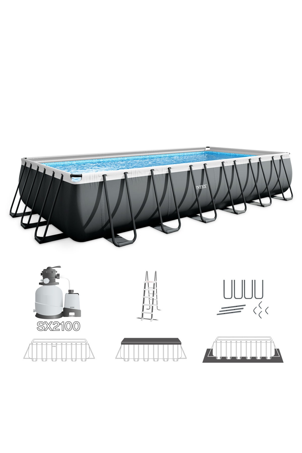 Intex Ultra XTR Rectangular Pool Set 732 x 366 x 132 cm