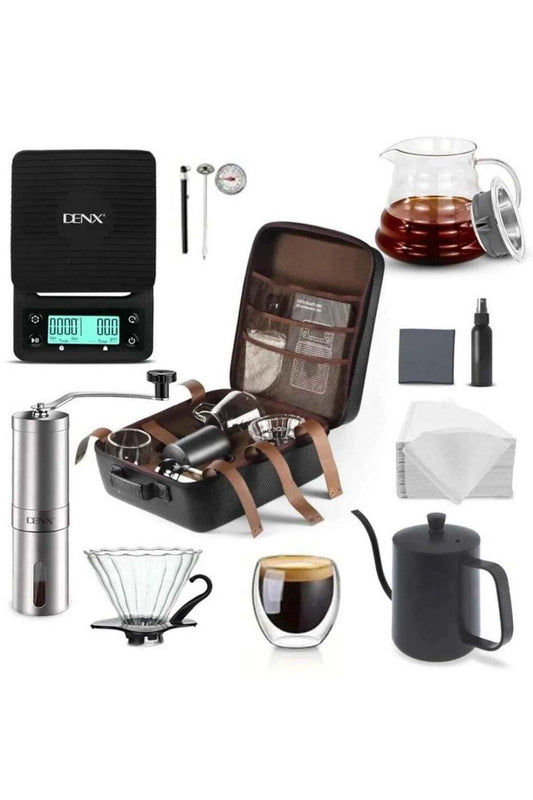 V60 Coffee Brewing Kit 12 Pieces with Travel Bag