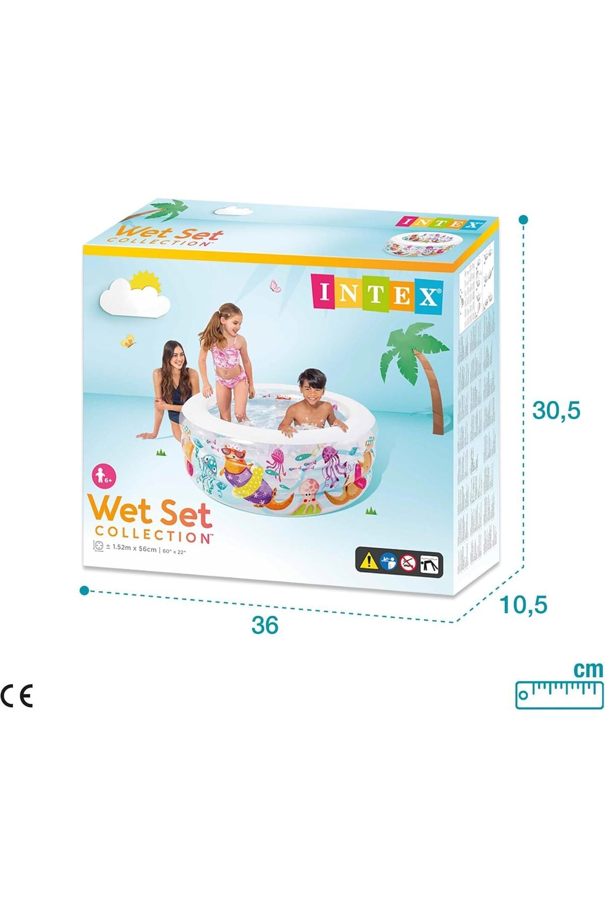 Intex Little Otter Kids Swimming Pool 152 x 56 cm