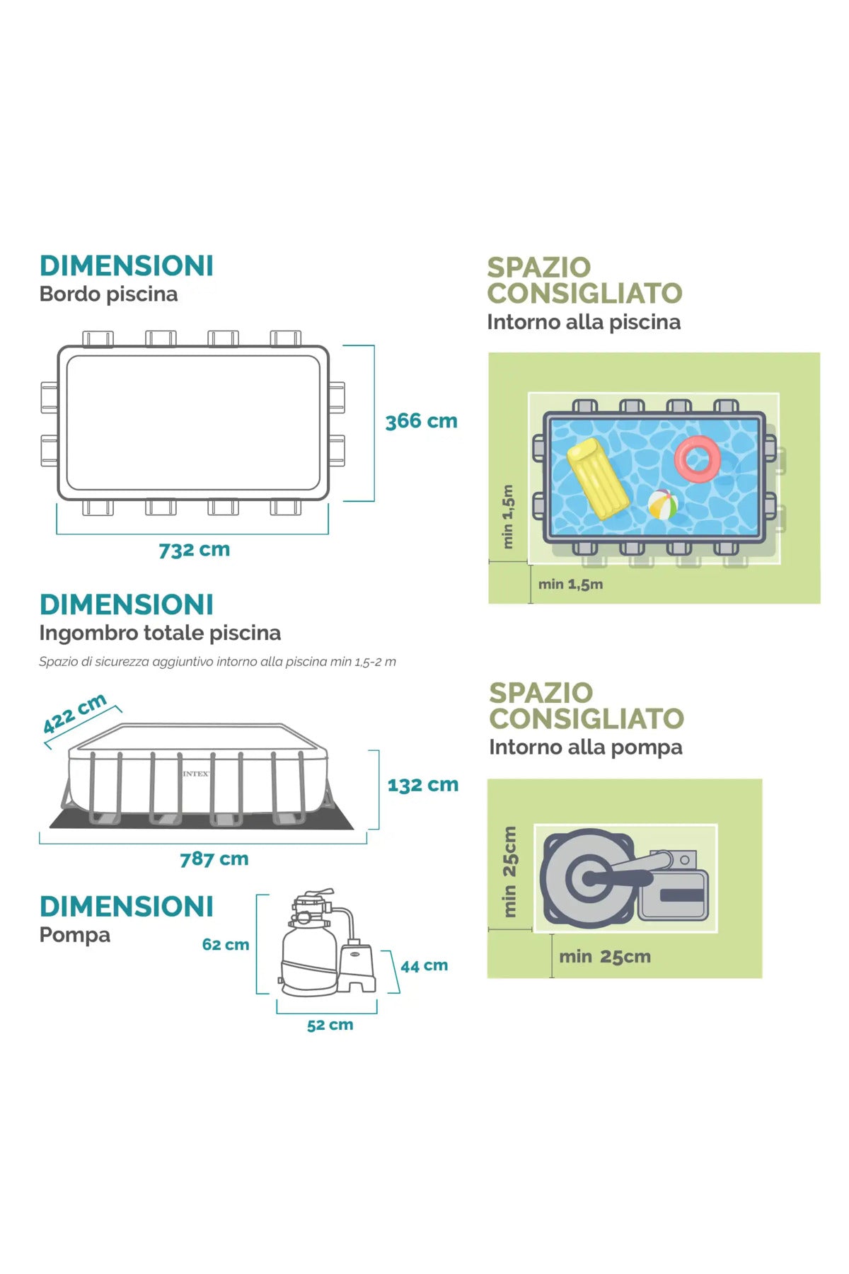 Intex Ultra XTR Rectangular Pool Set 732 x 366 x 132 cm
