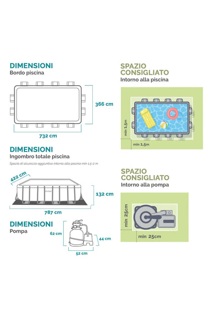 Intex Ultra XTR Rectangular Pool Set 732 x 366 x 132 cm