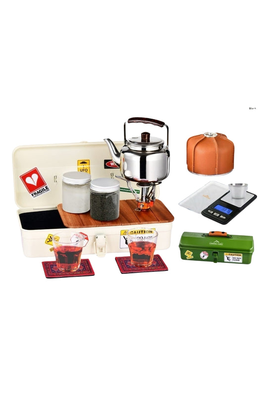 Premium Camping Tea Box Set for Outdoor Trips