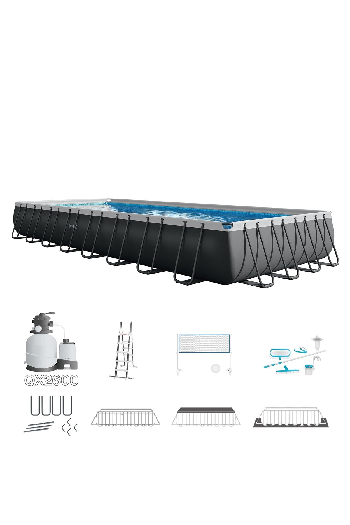 Intex Ultra XTR Rectangular Pool Set 975 x 488 x 132 cm