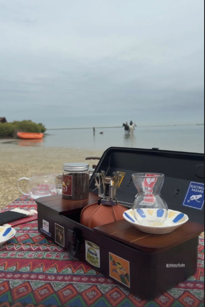 Premium Camping Tea Box Set for Outdoor Trips
