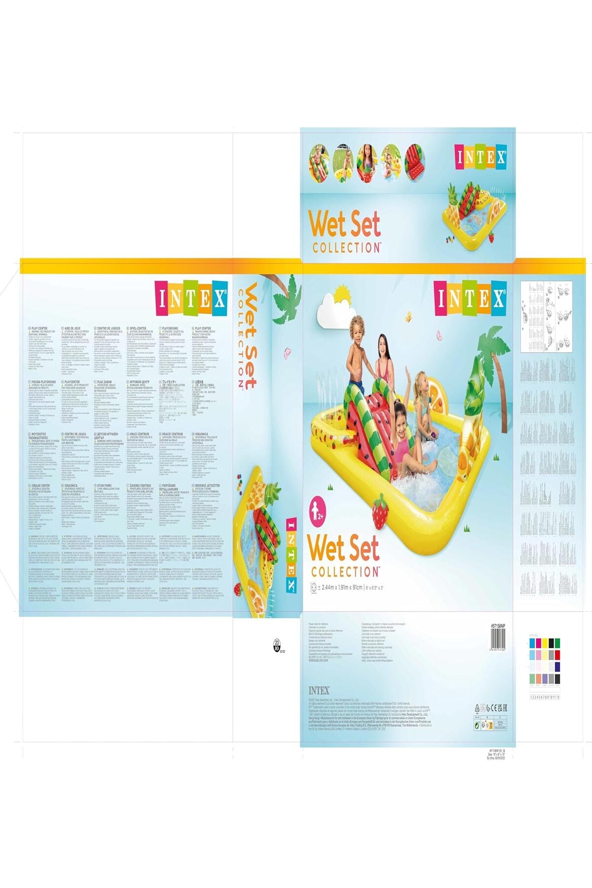Intex Fun N Fruity Kids Play Center 244 x 191 x 91 cm