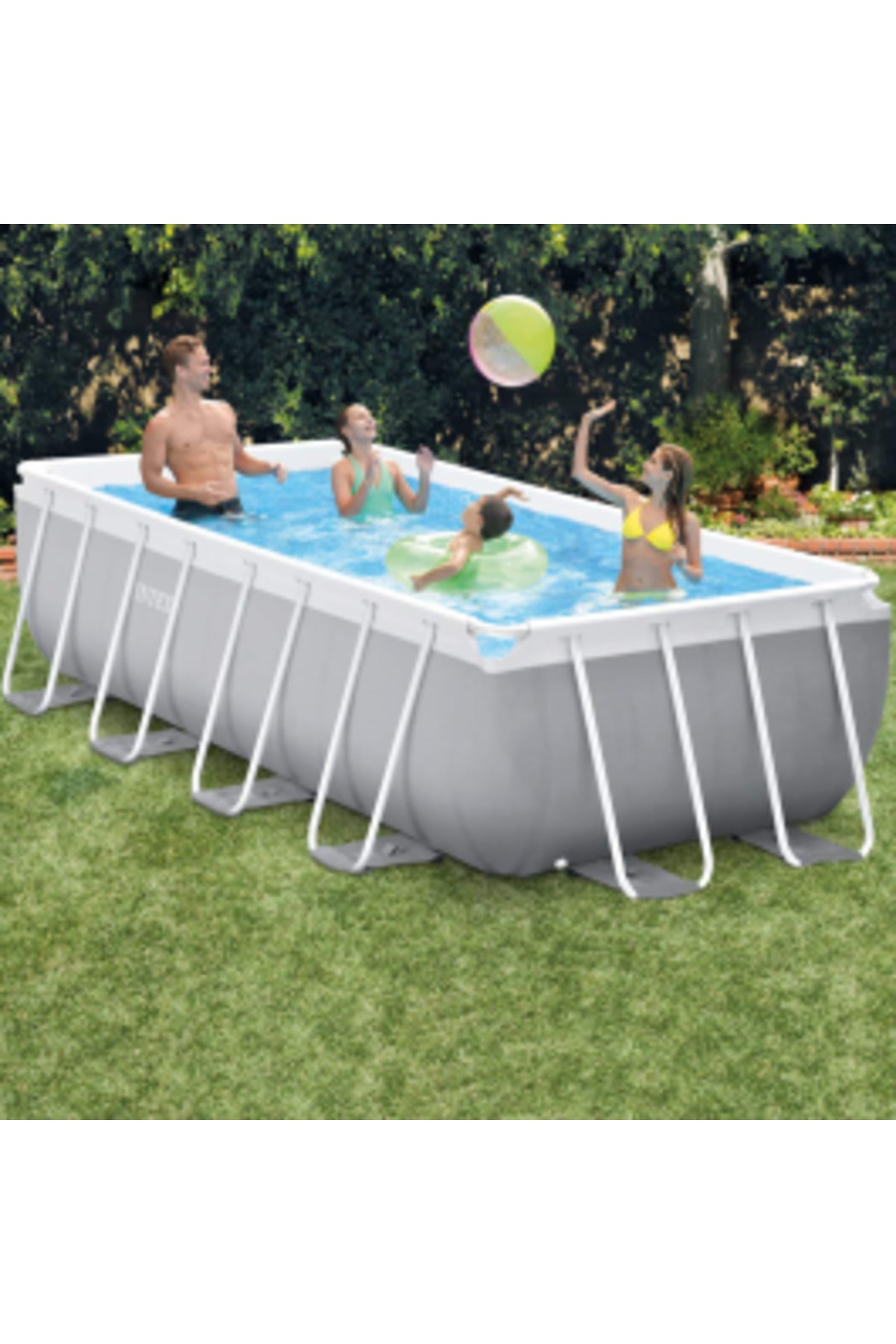 Intex Prism Frame Rectangular Pool Set 400 x 200 x 100 cm