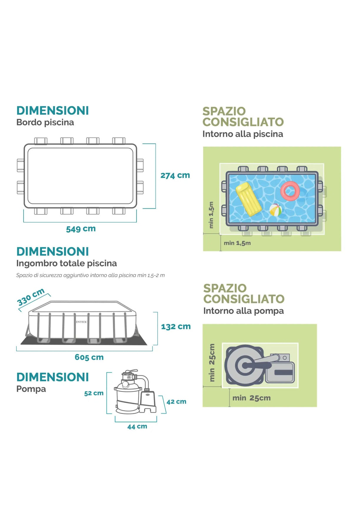 Intex Ultra XTR Pool Set 549 x 274 x 132 cm with Sand Filter Pump & Ladder