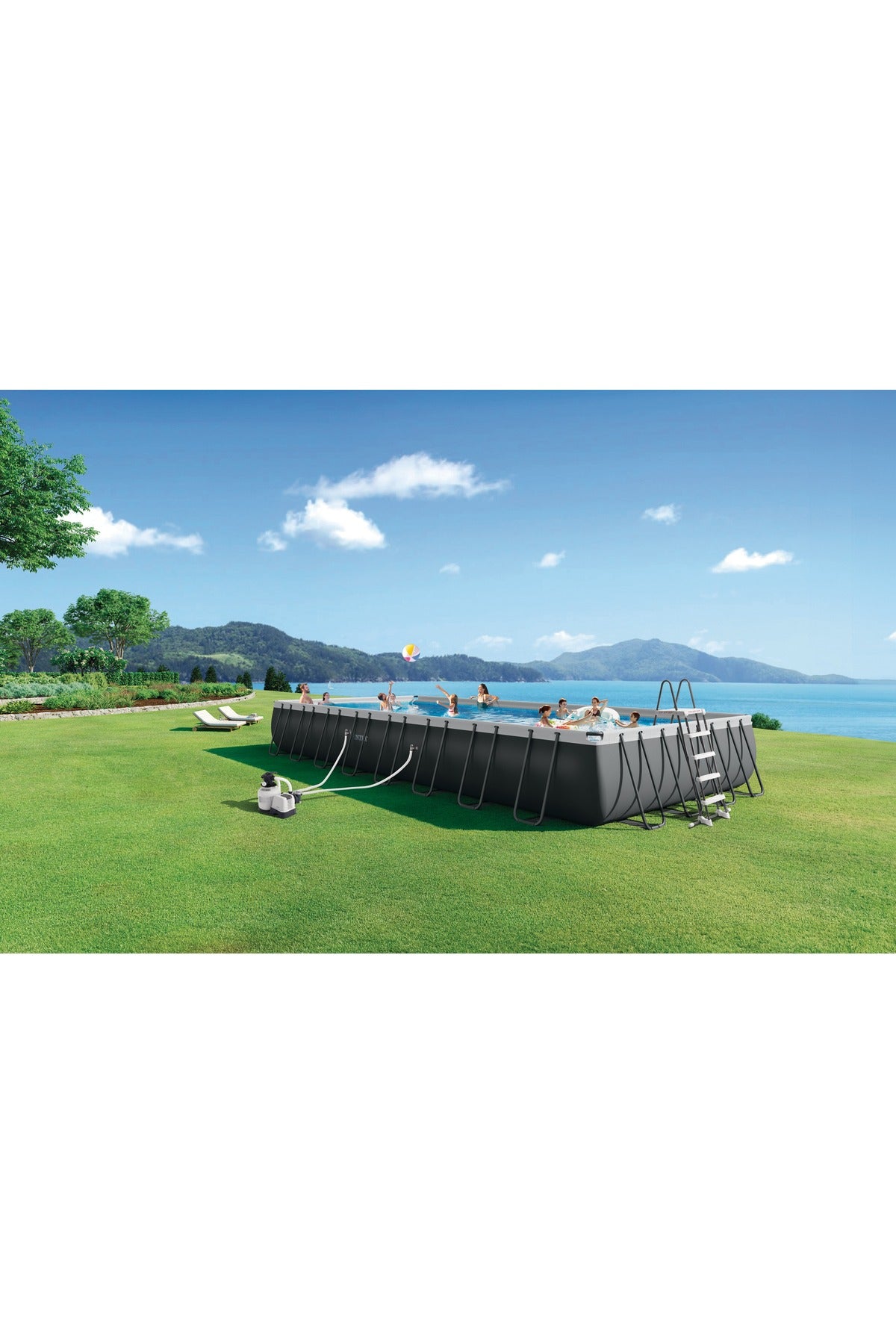 Intex Ultra XTR Rectangular Pool Set 975 x 488 x 132 cm