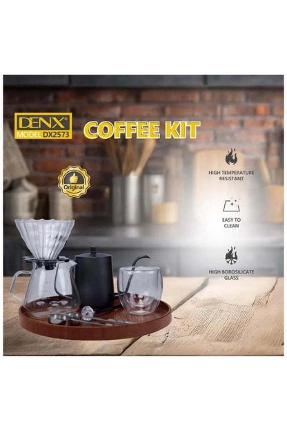 V60 Coffee Brewing Kit 12 Pieces with Travel Bag