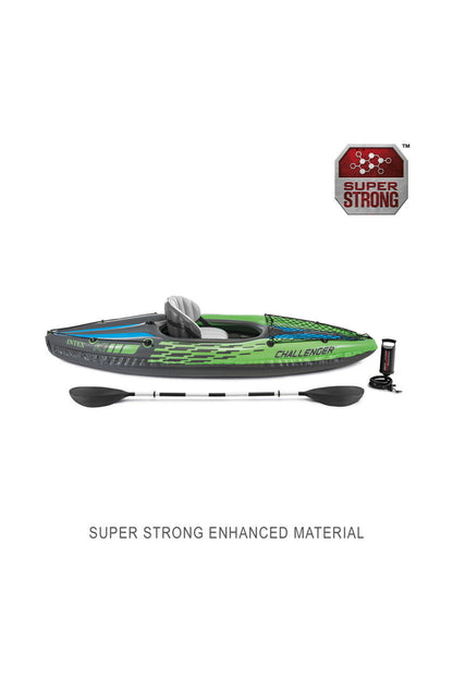 Intex Challenger K1 Inflatable Kayak Boat Set 274 x 76 x 33 cm