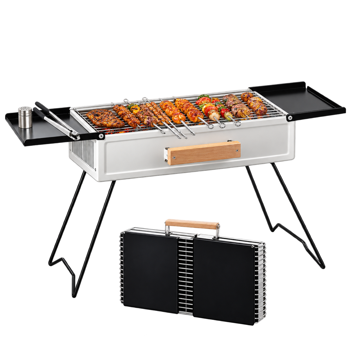 Foldable Outdoor Camping BBQ Grill CM-38547 118×30×70cm
