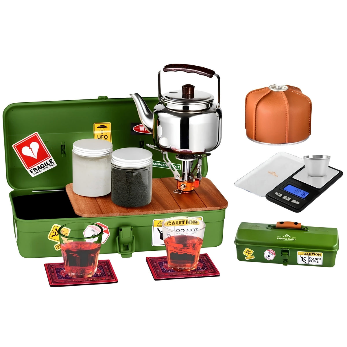 Camping Tea Set Box