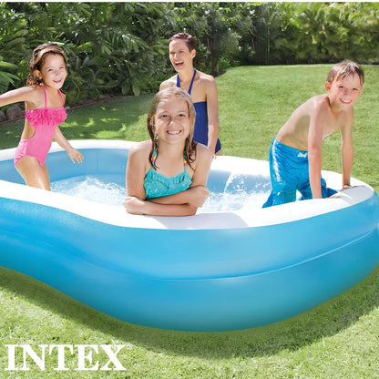 Intex Swim Center Family Inflatable Pool 203 x 152 x 48 سم - أزرق