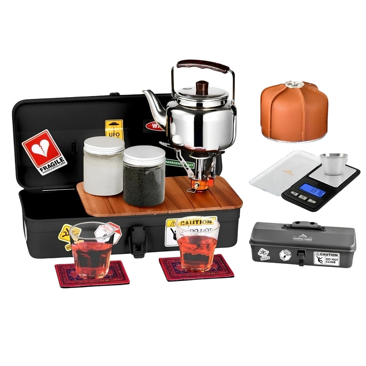 Camping Tea Set Box