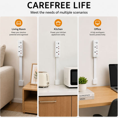 Green Lion Power Link Universal Power Strip 2200W – White