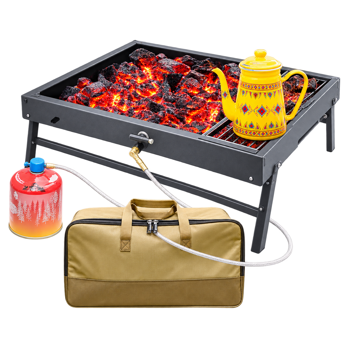 CM-36440 Portable Charcoal Grill 46.5 × 50 × 22 cm