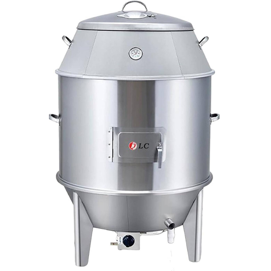 DLC Charcoal Mandi Oven 80 × 135 cm – Stainless Steel
