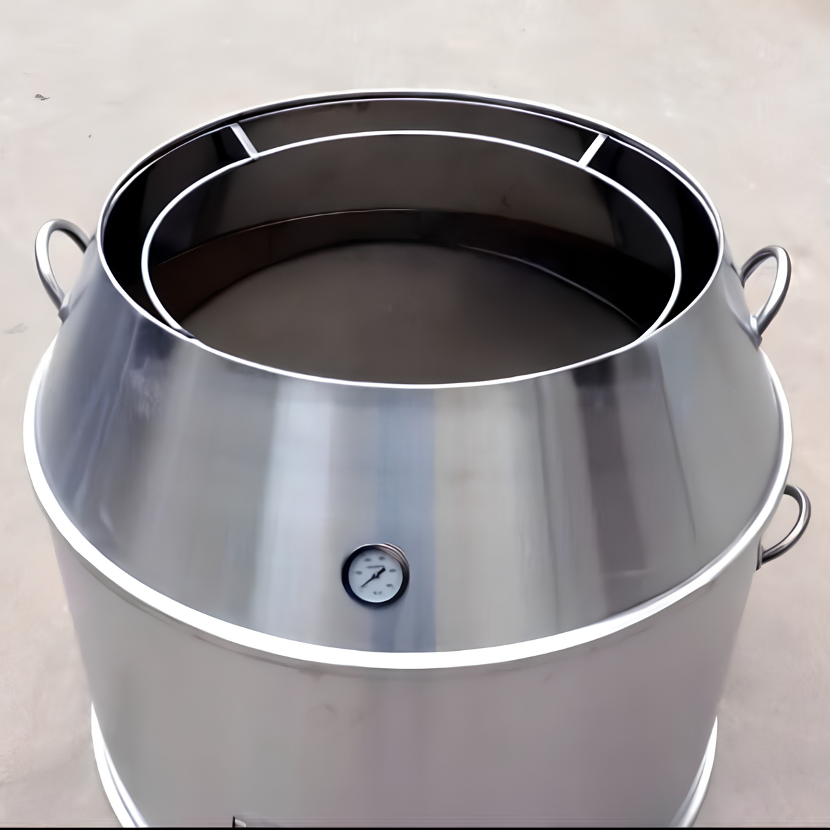 DLC Charcoal Mandi Oven 80 × 135 cm – Stainless Steel