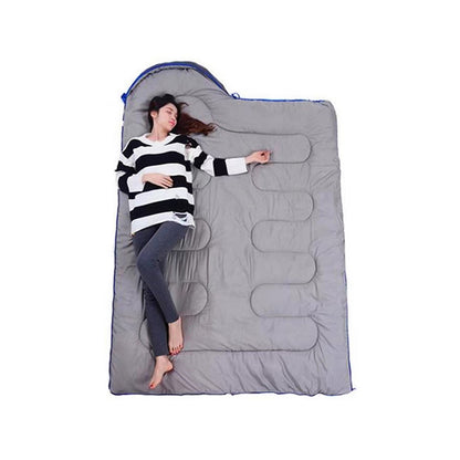 Hooded Sleeping Bag - open size reference