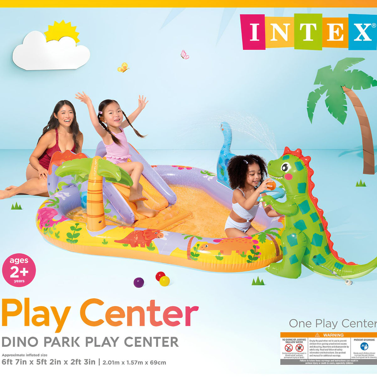 Intex Dino Park Kids Play Center 201 x 157 x 69 cm