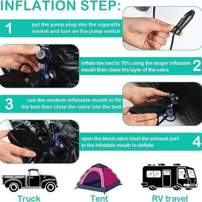 Premium Inflatable Truck Mattress for Camping and Travel