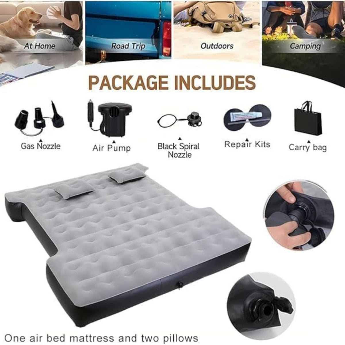 Premium Inflatable Truck Mattress for Camping and Travel