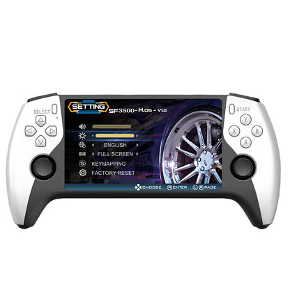 SF3500 Retro Handheld Game Console 5.5-Inch IPS HD Portable Gaming Console with 14+ Emulators, TV Output & 3000mAh Rechargeable Battery