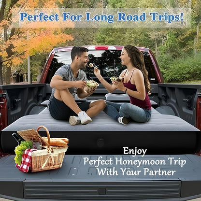 ARVEX Thick Truck Bed Air Mattress for 5.5–5.8 ft Short Bed with Air Pump & 2 Pillows