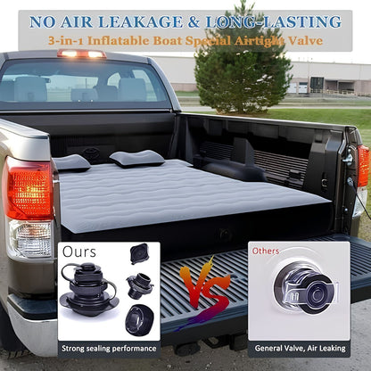 ARVEX Thick Truck Bed Air Mattress for 5.5–5.8 ft Short Bed with Air Pump & 2 Pillows