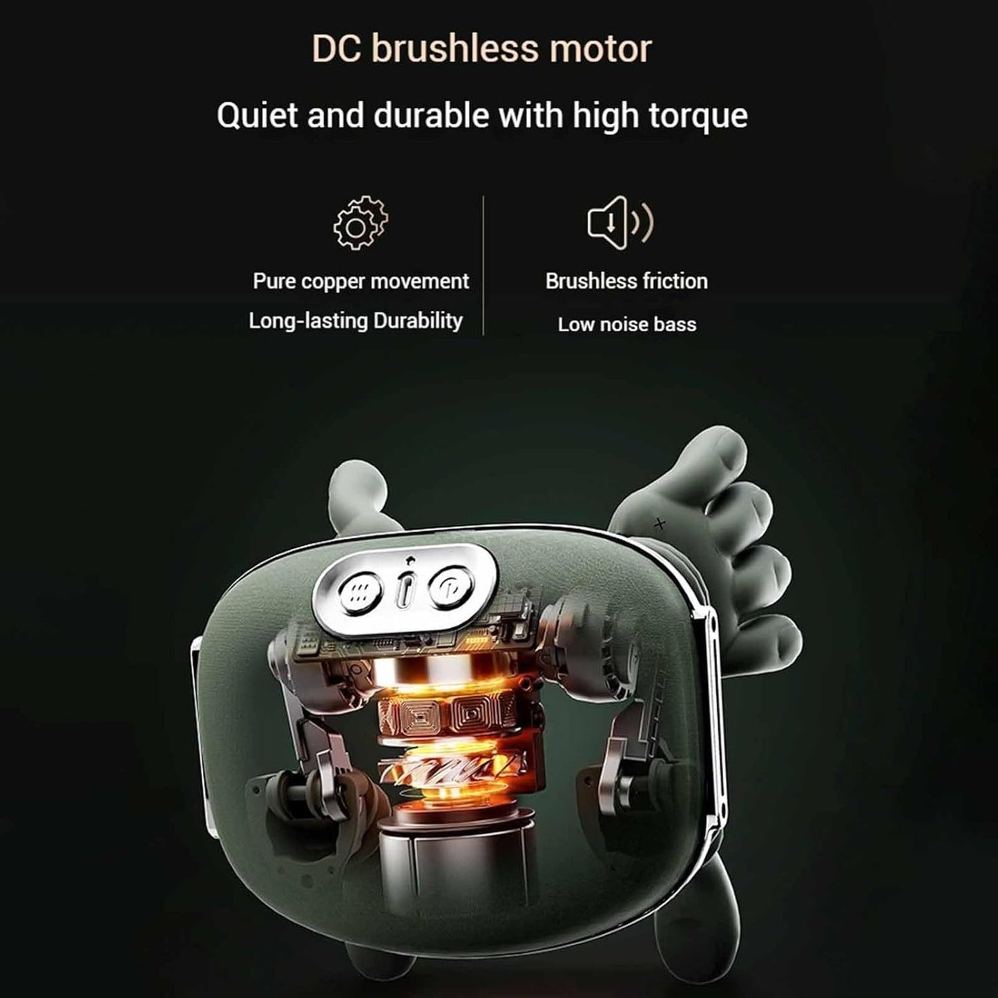 Zoserx Bionic Heated Neck & Shoulder Massager with 3D Shiatsu Kneading, Dual Heat Therapy, USB-C Rechargeable, Cordless Deep Tissue Massage for Neck, Back, Legs & Shoulders