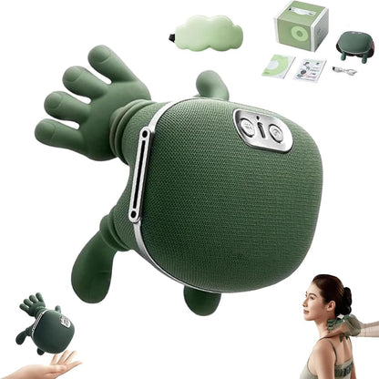 Zoserx Bionic Heated Neck & Shoulder Massager with 3D Shiatsu Kneading, Dual Heat Therapy, USB-C Rechargeable, Cordless Deep Tissue Massage for Neck, Back, Legs & Shoulders