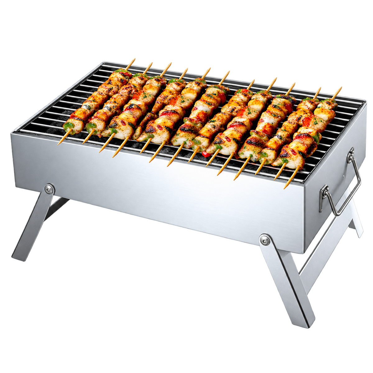 DLC-1460 Portable Charcoal BBQ Grill 25 × 40 cm