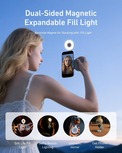 TELESIN Mobile Creator Kit – Magnetic Camera Grip & Selfie Light