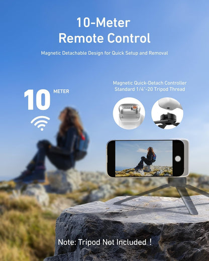 TELESIN Mobile Creator Kit – Magnetic Camera Grip & Selfie Light
