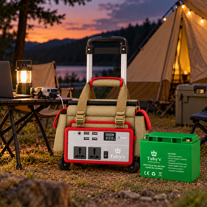 Toby's BTY 100 outdoor campsite setup