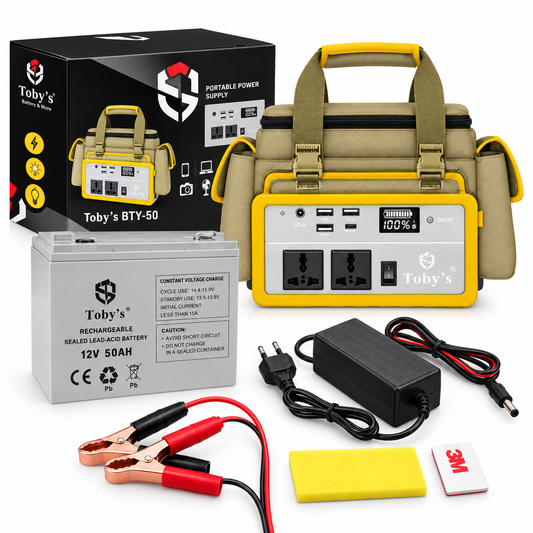 Toby's BTY 50A complete portable power station kit